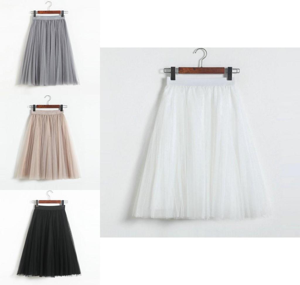 Gonna da ballo tutu a 3 strati di alta qualità per donna, sottogonna in tulle per eleganza vintage