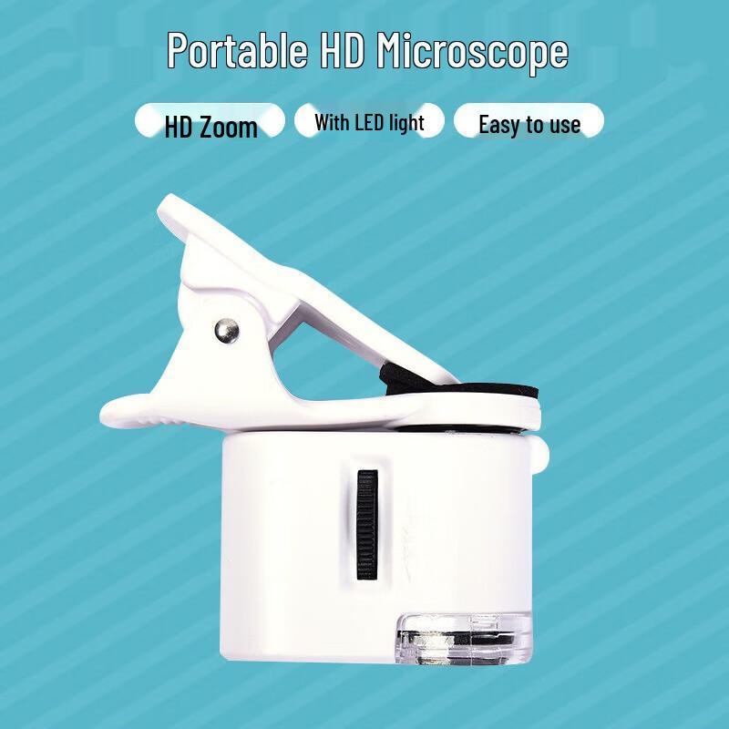 Portable 60x Phone Clip Microscope