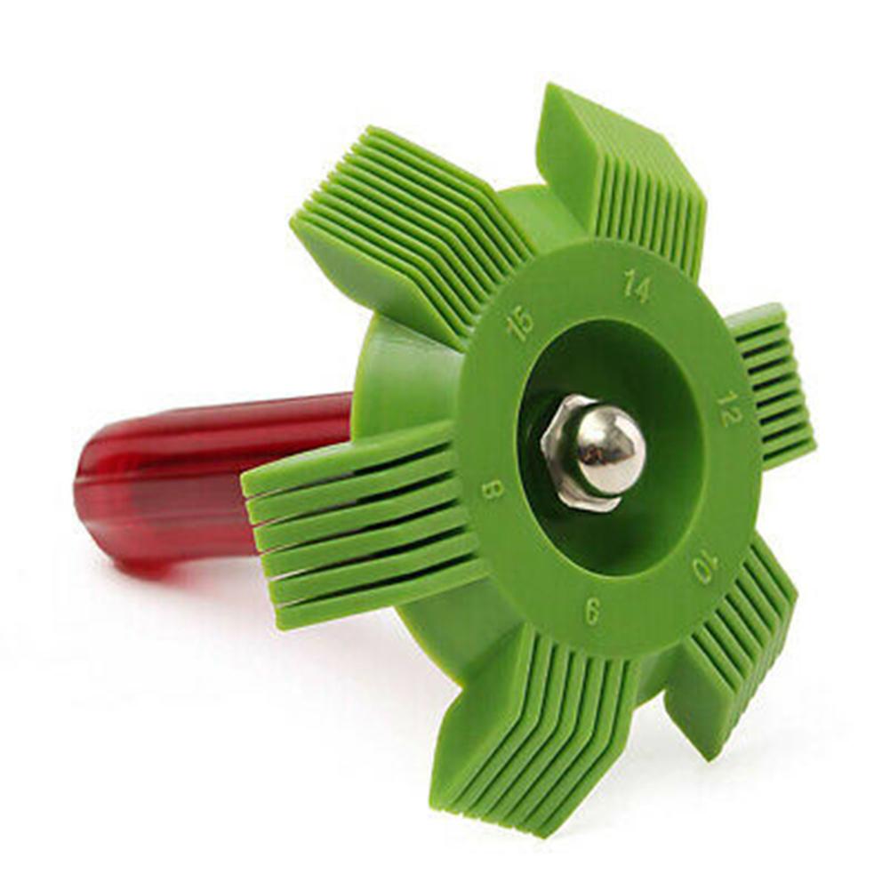 Air Conditioner Fin Repair Comb Cooler Condenser Compact Refrigeration Tool 1 * Fin Comb+1 * Condenser Cleaning Comb