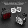 1Set Light Flashlights Bike Headlights Lamp Bicycles Part Smarted Bicycles Light for Outdoor Use