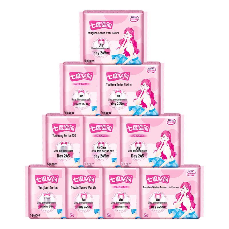 

Seven Degree Space Elegant Ultra-Thin Daily Sanitary Napkins