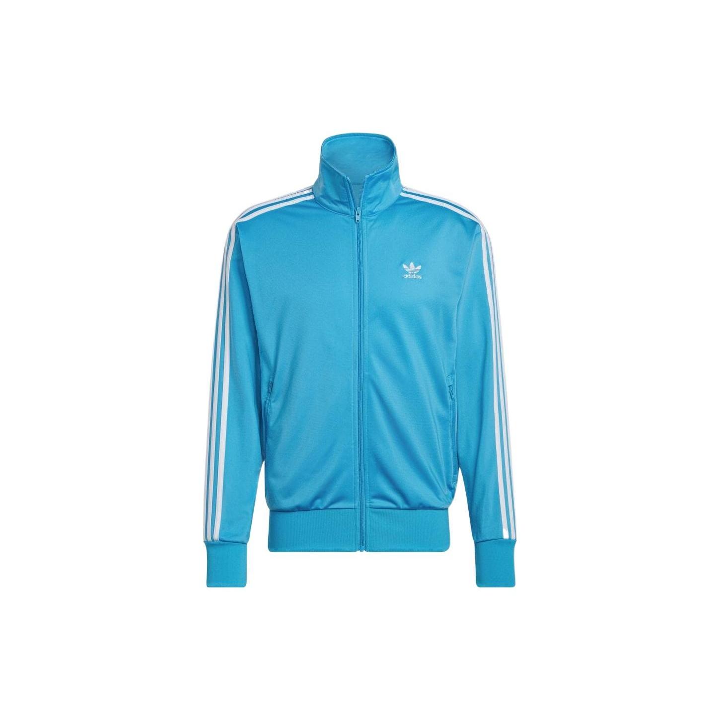 adidas originals Solid Color Logo Sports Jacket Blue Men s HB9431 M