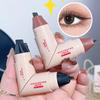 Dubbelzijdige Stempel Eyeliner Waterdicht, Langhoudend en Zweetbestendig Eyeliner Stempel Pen Natuurlijk Zwart Sneldrogend Lui Oogliner