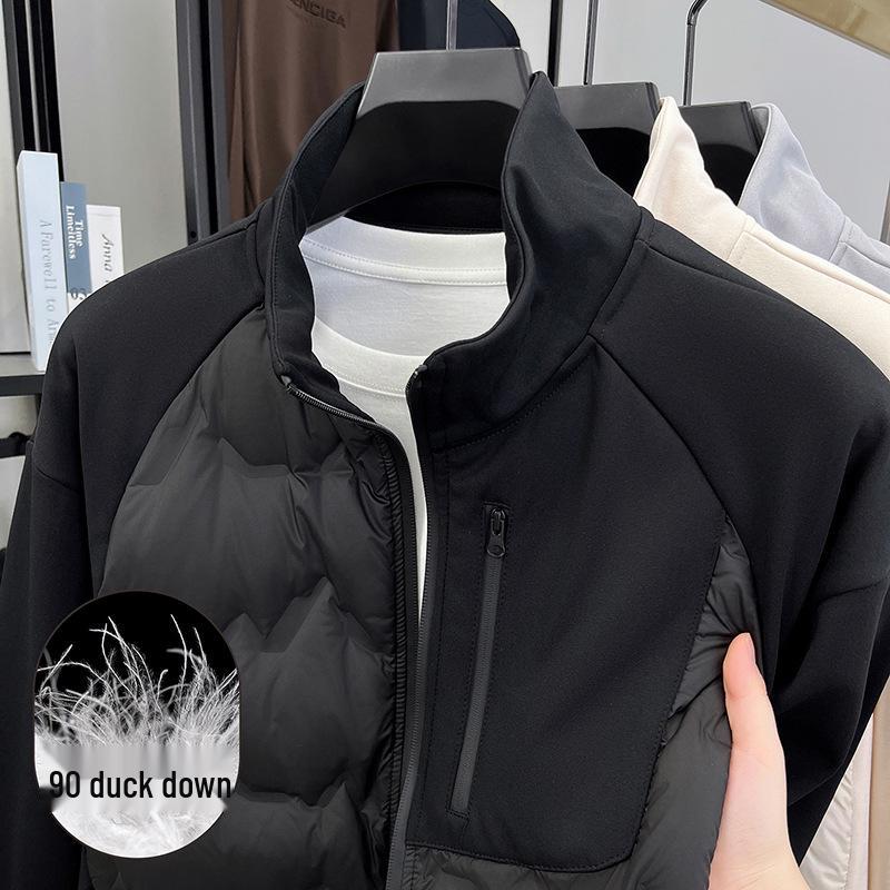 

Men s Trendy Hooded Lightweight Down Jacket - 2025 Winter Fashion, Versatile & Warm XXL