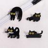Japanese Cartoon Black Cat Series Alloy Brooch Metal Badge Lapel Pins Badges On Backpack Pines