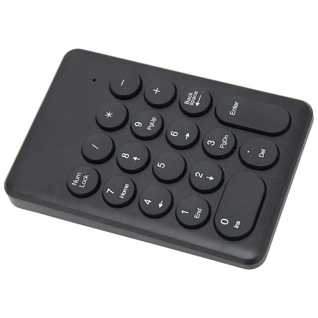 Numeric Keyboard 18 Keys Ergonomic Tilt Design 2.4GHz Wireless Stable Signal Numeric Keypad