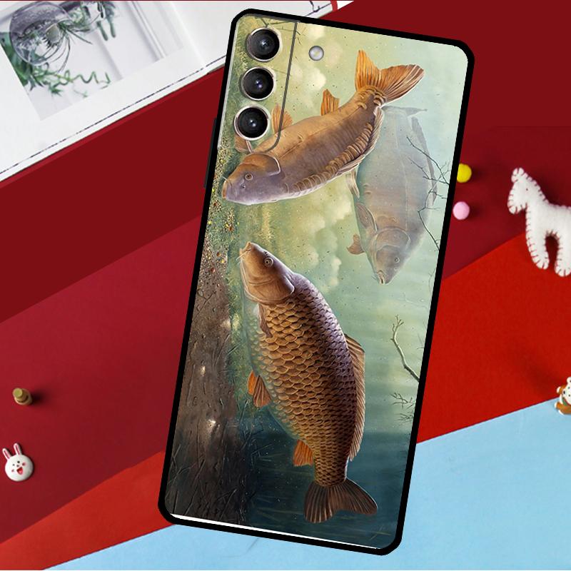 Chub Carp Fish Funda For Samsung Galaxy S26 S25 S23 S22 S20 S24 Ultra S9 S10 Plus S21 FE S25 FE Phone Case