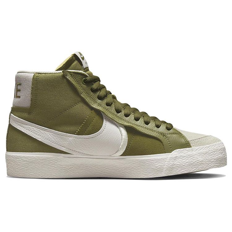 Nike Zoom Blazer Mid Premium Plus SB Olive Green Men Sneakers Pilgrim Phantom DR9144-300