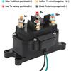KanSmart Winch Solenoid Relay Contactor 12V 250A Winch Relay Thumb Truck for ATV UTV Boat 4x4 Vehicles 3000-5000lbs Winch with 6 Protecting Caps -