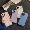 Ottwn Fashion Candy Color Love Heart Handyhülle für iPhone 13 Pro Max 14 Pro Max 11 12 Pro X XR XS Max 7 8 14Plus Weiche TPU-Abdeckung