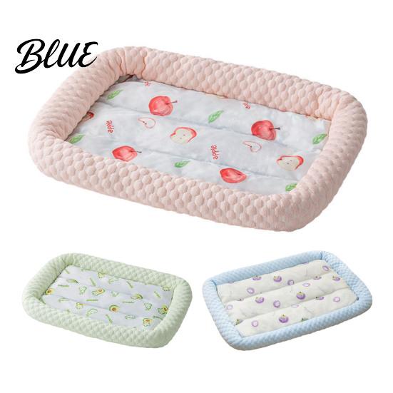 Dog Cooling Mat Self-cooling Sleeping Machine Washable Fruits Print Pet Cartoon Dogs Cats Pad Non-slip