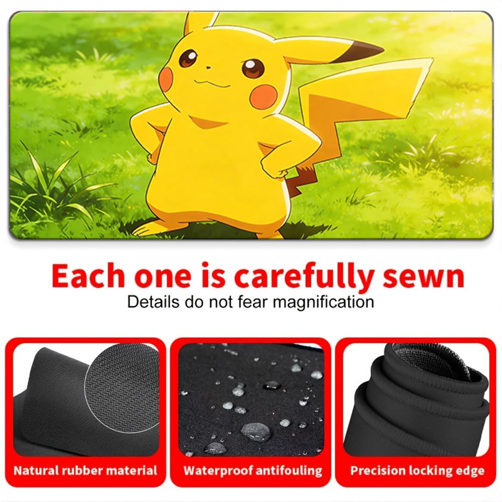 Neon Style Gengar Pattern Gaming Mouse Pad Large NonSlip Desk Mat Multiple Sizes 30x80x0.2cm