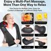 Electric Shiatsu Neck and Shoulder Massager with Heat Function Deep Kneading Massage for Muscle Relaxation and Pain Relief Portable Design