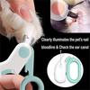 Professional LED Light Cat Dog Nail Clipper Cutter Pet Claw Trimmer with Safe Lock Puppy Kitten Animals Care Grooming Accessorie