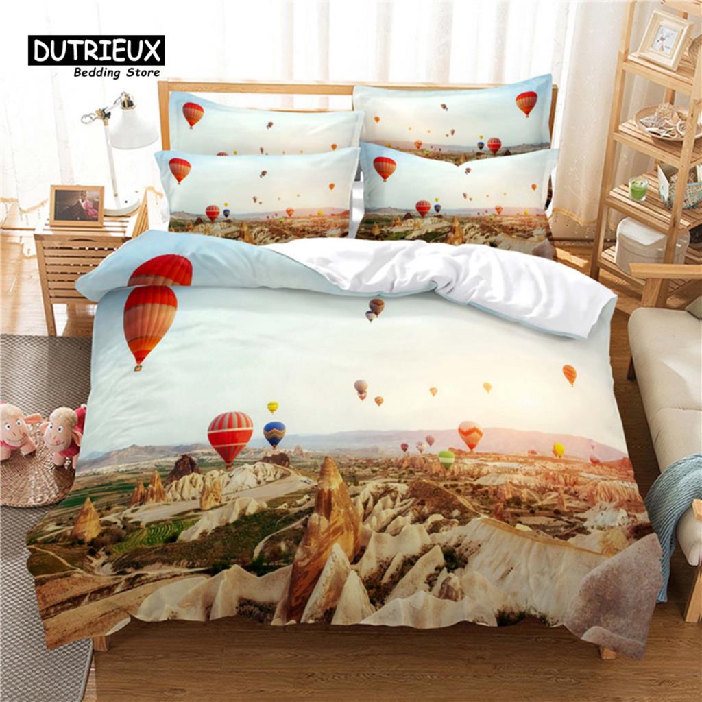 Beautiful Scenery Duvet Cover Set, Fashion Bedding Set, Soft Comfortable Breathable Duvet Cover, For Bedroom Guest Room Decor