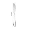 430 Stainless Steel Butter Knife with Hole Butter Spatula Oil Scraper Cheese Bread Jam Butter