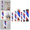 Waterproof Barber Shop Pole Rotating Light Hair Salon Indoor Neon Signs Wall Mounted Lighting Hairdressing Stripes Lights
