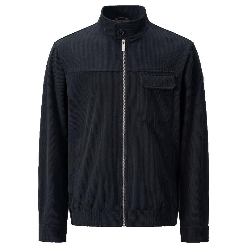 

Giovanni Valentino Men s Corduroy Stand Collar Jacket 2XL