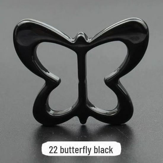 Resin Adjustable Japanese T-Shirt Knot Waist Buckle with Three-Speed Button & Scarf Clip