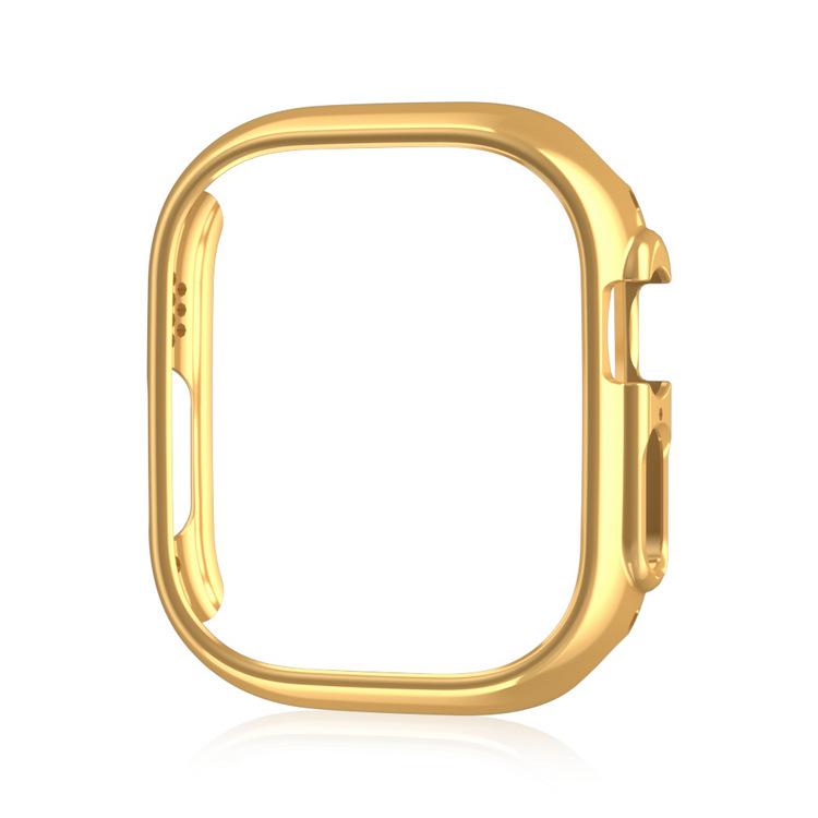 Electroplated PC Hollow Frame Protective Case for Apple Watch 1-8/Ultra