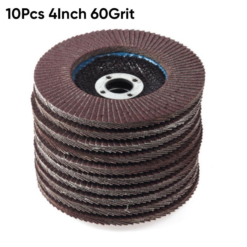 4 Inch 60-320 Grit Flap Discs Grinding Wheels Sand Papers for Angle Grinders