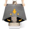 Cat Litter Mat-Litter Box Mat for Kitty, EVA Honeycomb Double Layer Design, Urine & Waterproof Scatter Control, Less Waste, Easier To Clean,Non Slip,