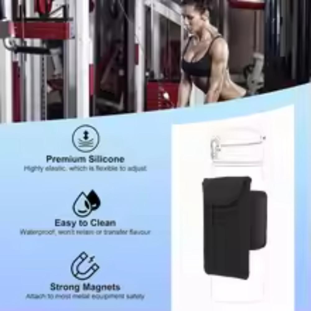 Magnetic Water Bottle Holder Water Bottle Holder Gym Accessories Water Bottle Holder with Key Pocket Mobile Phone SIM Card