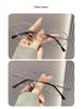 Small Oval Myopia Glasses: Anti-Blue Light, Lightweight, Retro Style for Small Faces and Women