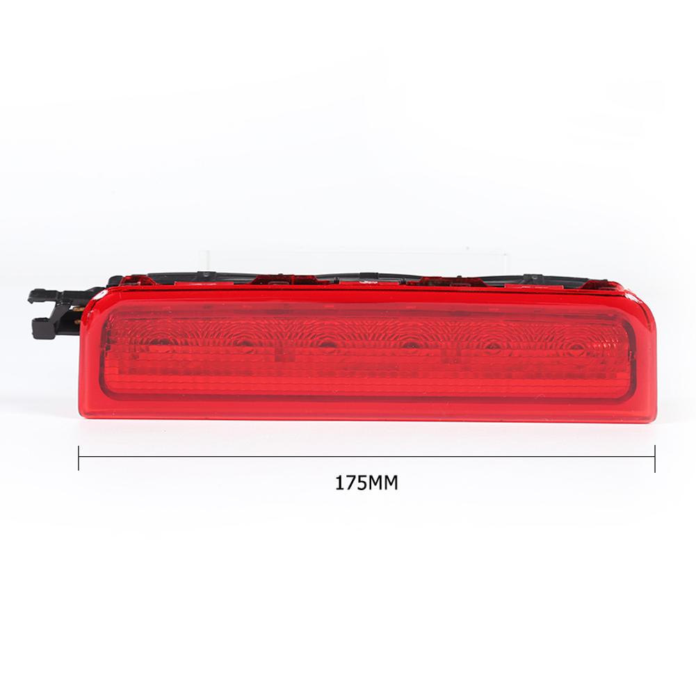 LED Třetí 3. Brzdové Světlo Červená Čočka Středové Vysoko Umístěné Úroveň Očí Zadní Brzdové Světlo pro VW Caddy 2002-20082K0945087C Autodíly Náhrada
