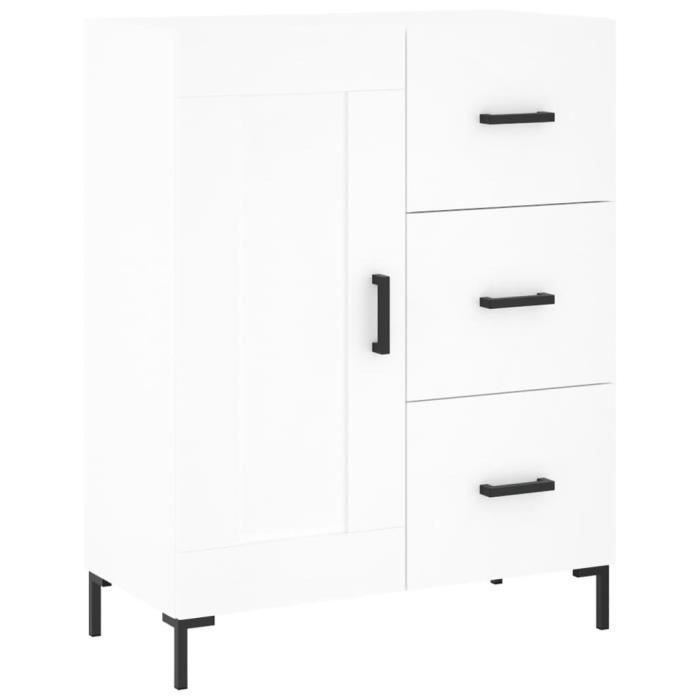 VidaXL Buffet blanc 69,5x34x90 cm bois d'ingénierie 830260
