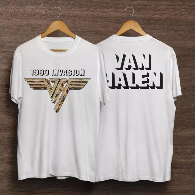 Van Halen World Tour Invasion TShirt Unisex T-Shirt XXXXL