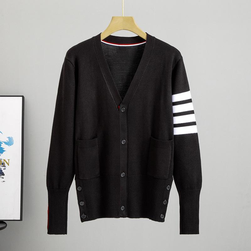 

Women s Casual Fashionable Long-sleeved V-neck Striped Sweater for Autumn and Winter XXXXL