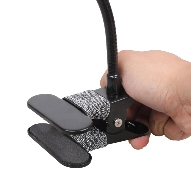 Metal Phone Mount Clamp Base 17mm Ball Head Base 360 Degree Rotation For Vertical Horizontal Viewing Recording