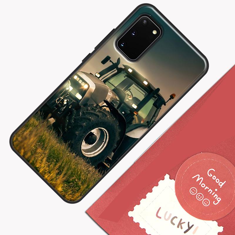Farm Tractor Phone Case For Samsung Galaxy S25 S26 Ultra S20 S21 S22 S23 S24 Plus S9 S10 S25 FE Cover Shell
