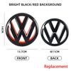 For VOLKSWAGEN VW Car Front Grill Badges Rear Trunk Emblem Lid Covers Logo Sticker For VW Volkswagen Golf 6 Golf6 MK6 GTI