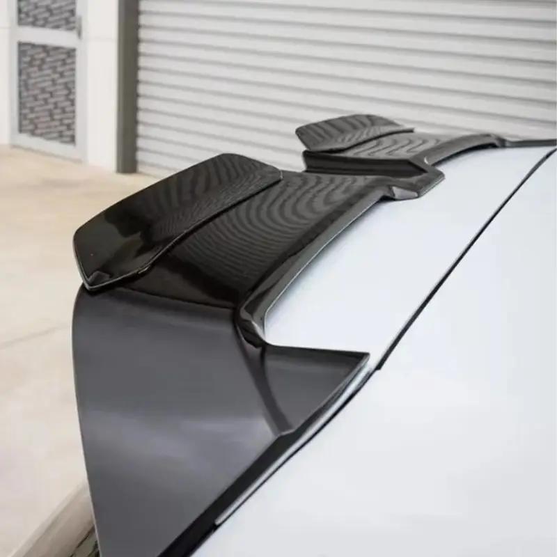 2pcs Rear Tail Modification Kits For Volkswagen Golf 7 MK7 7.5 GTI Black Glossy Roof Spoilers Car Exterior Parts