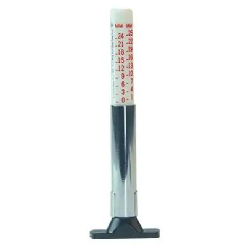 Car Tyre Tire Depth Gauge Meter Digital Measuring Pen Auto Thickness Pattern Ruler 25MM Universal Tread Mark Measuring Tool monochrome