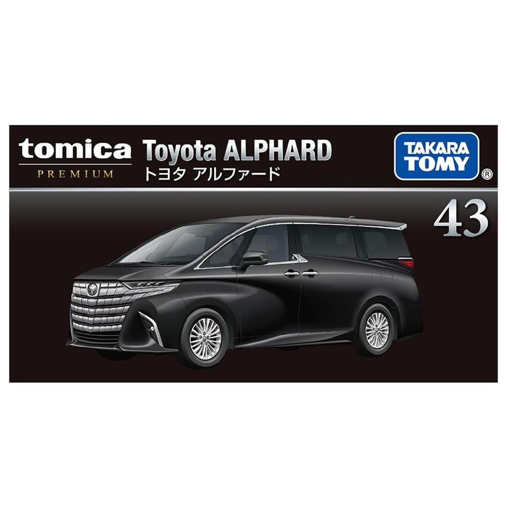 TAKARA TOMY Tomica Premium 43 Toyota Alphard Miniature Car Toy for Ages 6 and Up