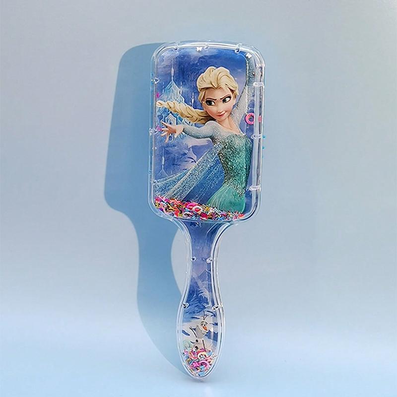 Anime Frozen Air Cushion Comb Lovely Cartoon Elsa Anna Decorative Comb Birthday Gifts Suitable For All Hair Type