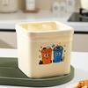Cartoon Desktop Trash Can Cute Small Waste Bin Funny Tabletop Wastebasket Mini Trash Bin for Home Office Desk Vanity Table