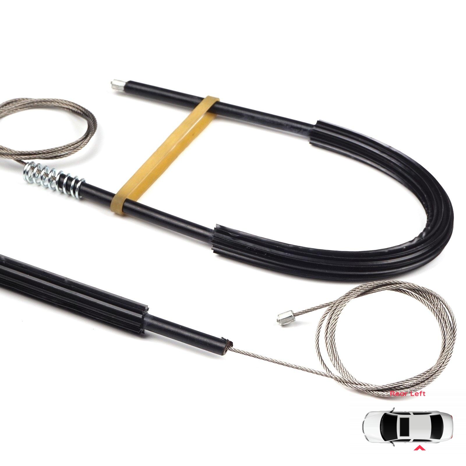 

EWR5072 Electric Power Window Regulator Lifter Repair Kit Rear Left Door for Q5 SQ5 8R 8RB 2008-2018 5-Door 8R0839461