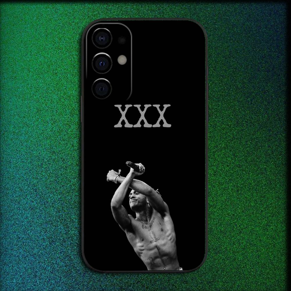 Rapper X-XXXTentacionS Phone Case For Samsung S25,S24,S21,S22,S23,S30,Ultra,S20,Plus,Fe,Lite,Note,10,9,5G Black Cover