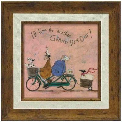 Sam Toft Art Day U-POWER Gel-Coated Frame, Small, "Grand Out"