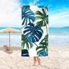 1pc Microfiber Large Microfiber Beach Towel Tropical Leaves Quick Dry Sand Free Lightweight Travel Pool Fitness Bath Swimming