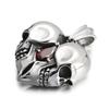 Casting Punk Style Jewelry Gift Creative Retro Love Skull Couple Bestie Pendant