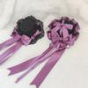 Vintage Lace Top Hat Hair Clip Hair Accessory with Ribbon Headband Lace Flower
