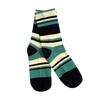 Nau Orchid Stripe Socks Yellow Green