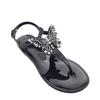 Fashion Comemore Clear Shoes Ladies Jelly Shoes Beach Vacation Sandals 2024 New Simple Trendy Flat Shoe Women Flip Flops Chaussure Femme