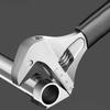 8Inch Durable Adjustable Ratcheting Wrench Self Tightening Universal Bathroom Wrench with Non-Slip Handle Wrench Tool