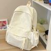 Schoolbag Solid color High value student schoolbag Simple ins Backpack Student versatile commuter backpack Sweet student schoolbag